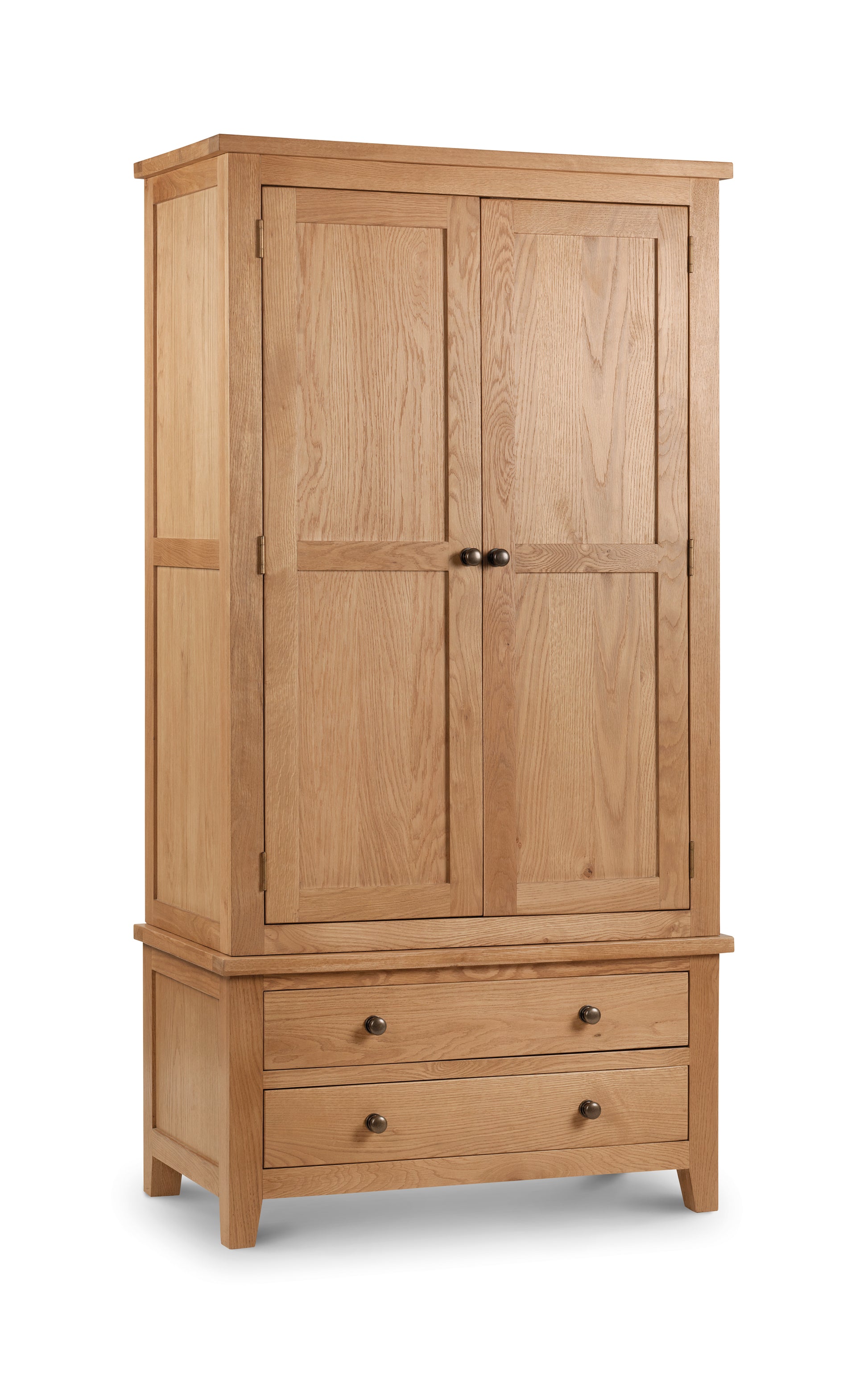 Shop the Marlborough Combination Wardrobe, a timeless and elegant design crafted with the finest White Oak and Oak Veneers to perfectly complement both traditional and contemporary decor. Shop online today at www.nobleandnook.co.uk
