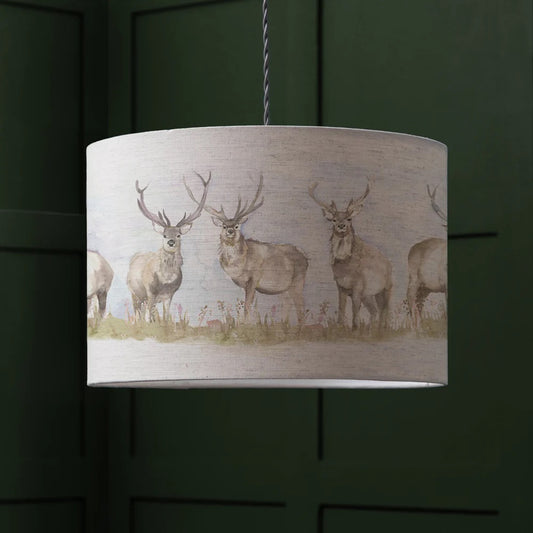 Elowen Eva Printed Linen Lampshade
