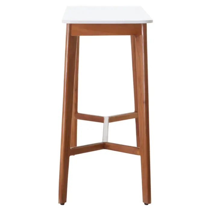 Shop the Myan console table, a perfect blend of modern elegance and sustainability. Combines sustainable acacia wood with a sleek white marble top. Shop online today at Noble & Nook