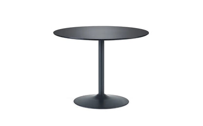 Nero 80cm Round Dining Table Black