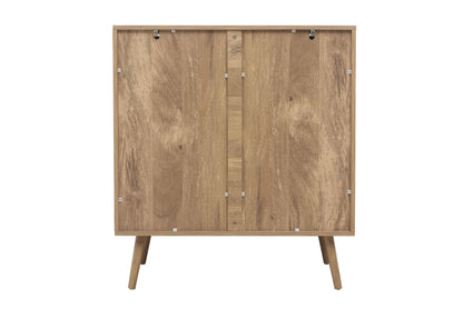 Noah 5 Drawer Chest Oak | Rattan Oak-Effect Bedroom Storage