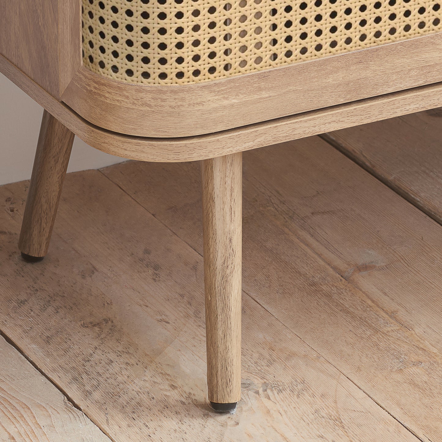 Noah 5 Drawer Chest Oak | Rattan Oak-Effect Bedroom Storage