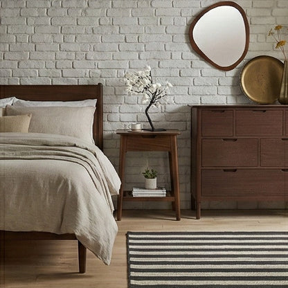 Norway Walnut Bedside Table