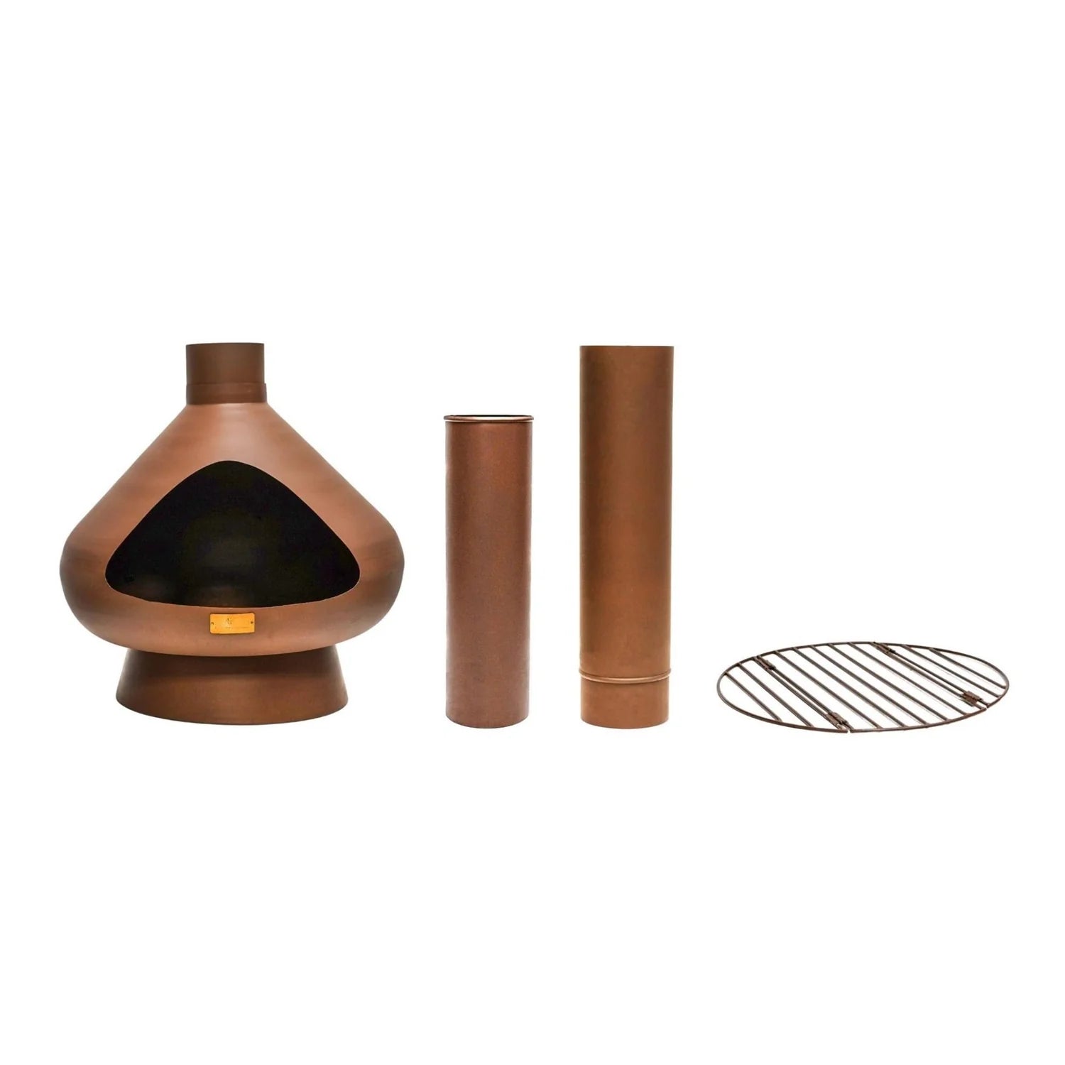 The Outdoor Fornax Fireplace provides a warm and cosy atmosphere, perfect for extending outdoor time during chilly nights. Shop online now at www.nobleandnook.co.uk