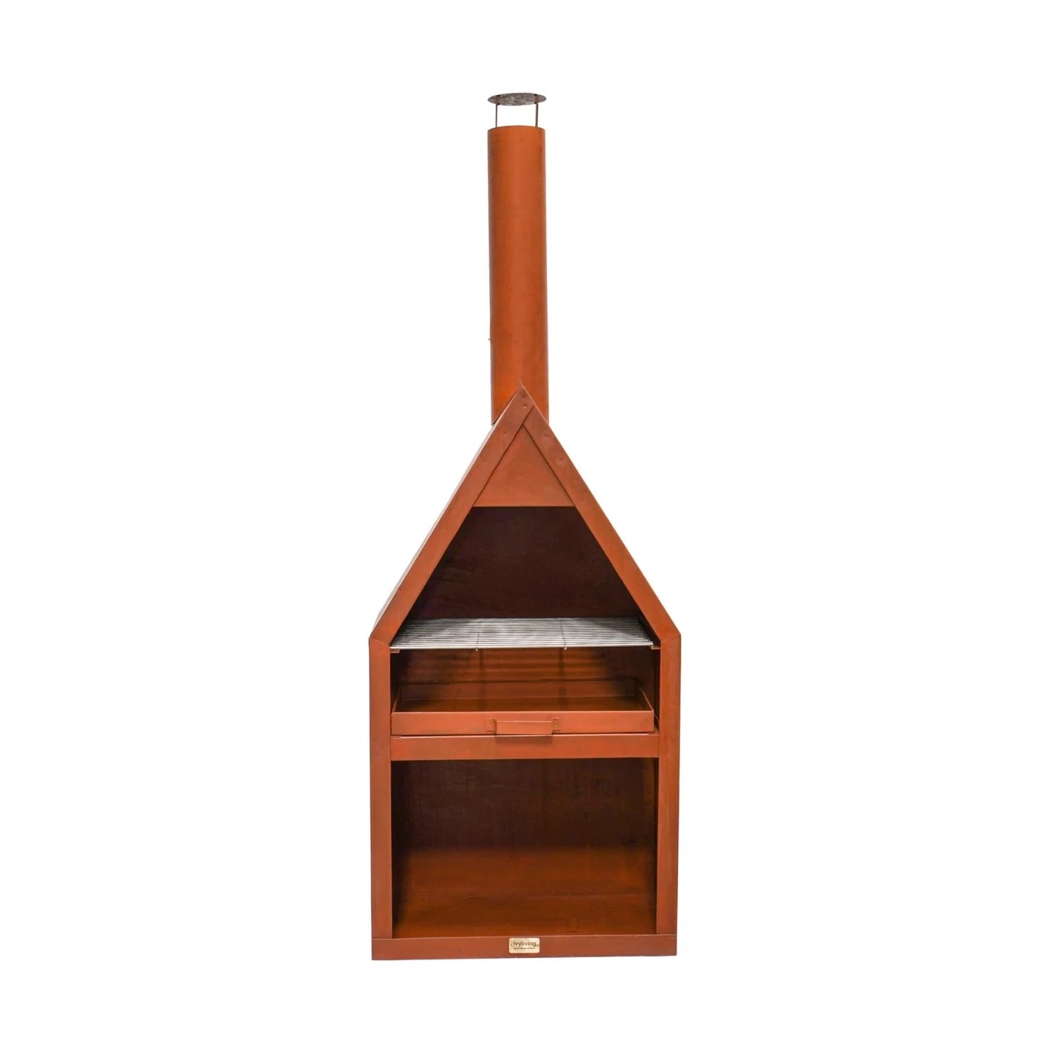 The Outdoor Henley Fireplace with Grill Iron is perfect to enjoy alfresco nights for longer with its warmth and stainless steel griddle, and stay cosy. Shop online now at www.nobleandnook.co.uk