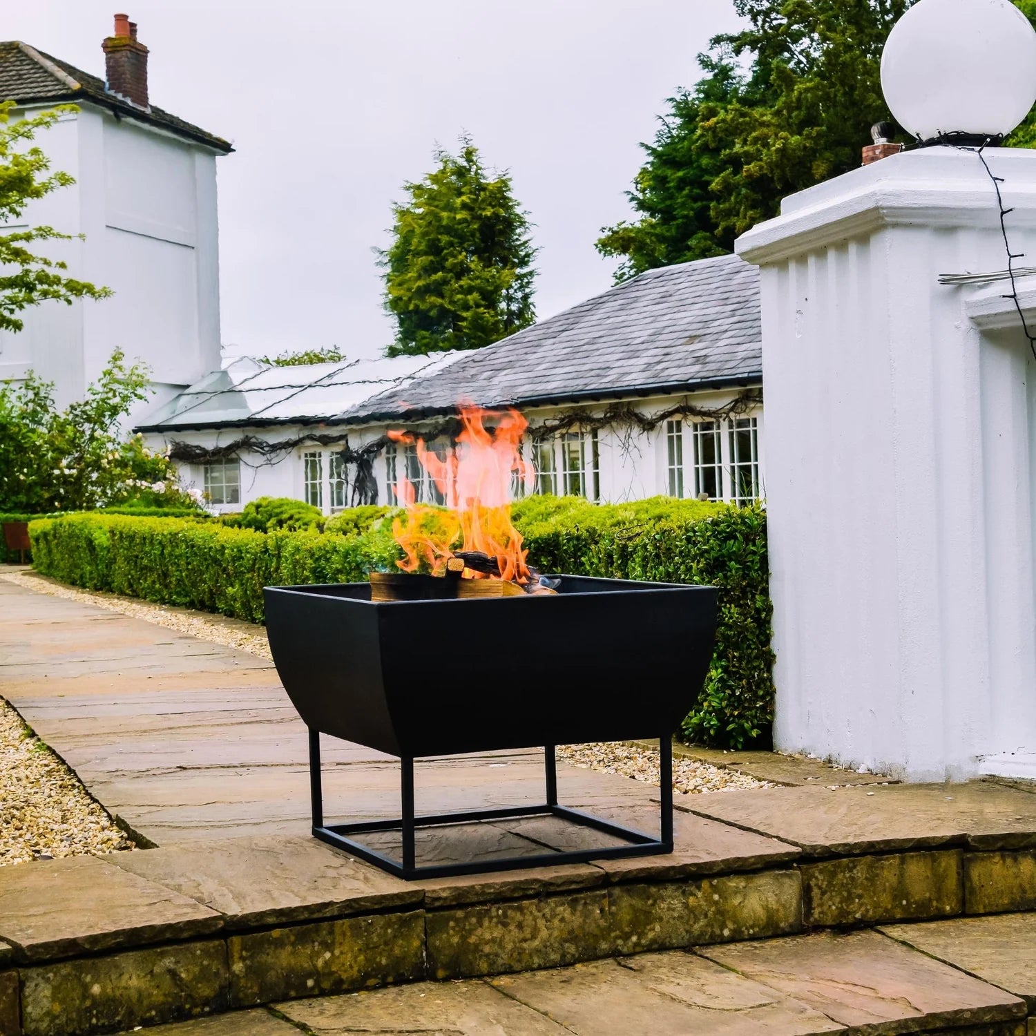 Shop and embrace warmth with the Windermere fire bowl, available in Black or Rust Iron and enjoy cosy gatherings into the winter months. Free UK Mainland Delivery on orders over £100. Shop online now at www.nobleandnook.co.uk