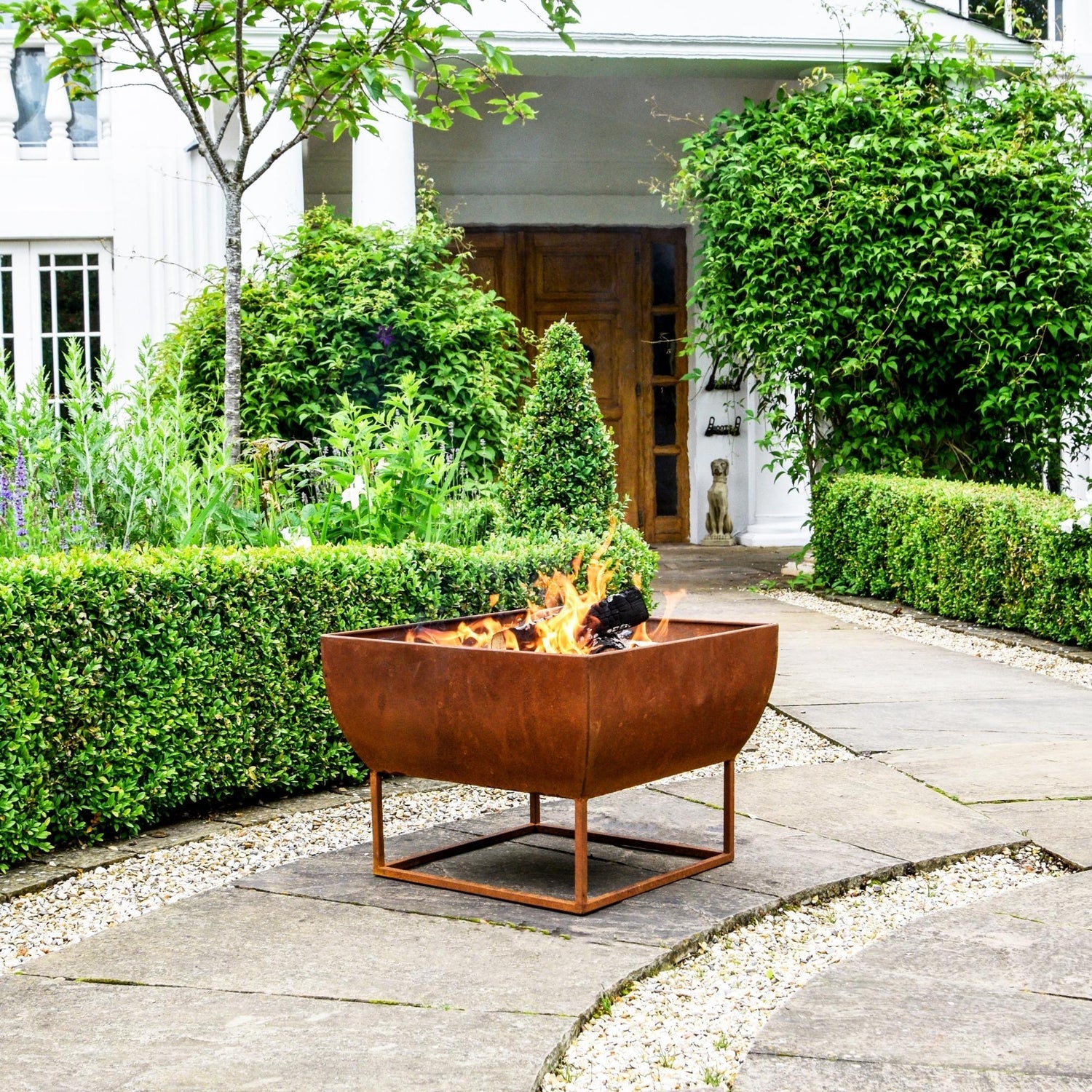 Shop and embrace warmth with the Windermere fire bowl, available in Black or Rust Iron and enjoy cosy gatherings into the winter months. Free UK Mainland Delivery on orders over £100. Shop online now at www.nobleandnook.co.uk
