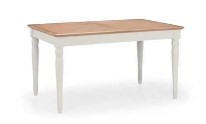 The  Provence Butterfly Extending Dining Table. Dimensions: H78×L150/190×W90 cm. Pair with Provence dining chairs or an elegant, unified look. Shop online at www.nobleandnook.co.uk