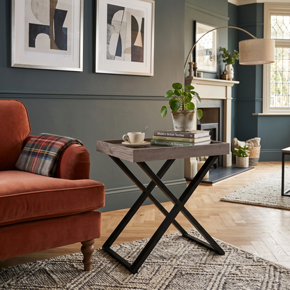 side table in a modern living room