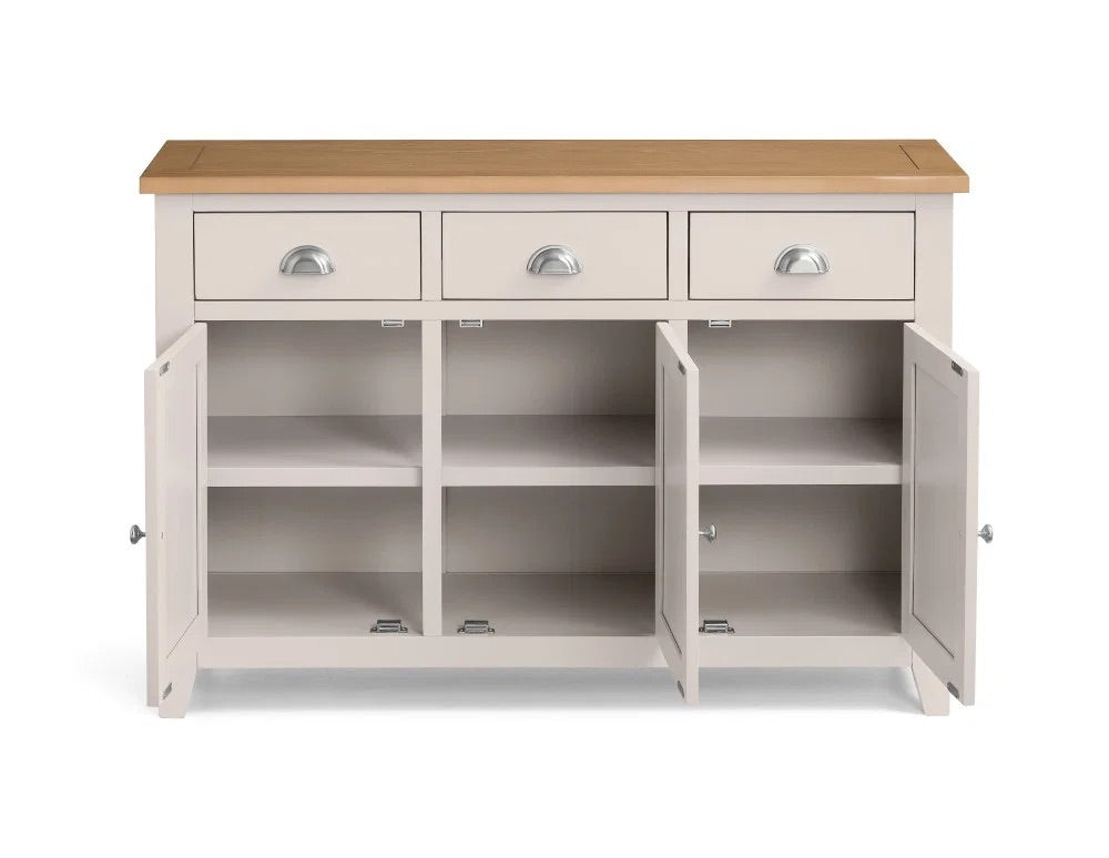 Richmond Sideboard in Elephant Grey & Pale Oak