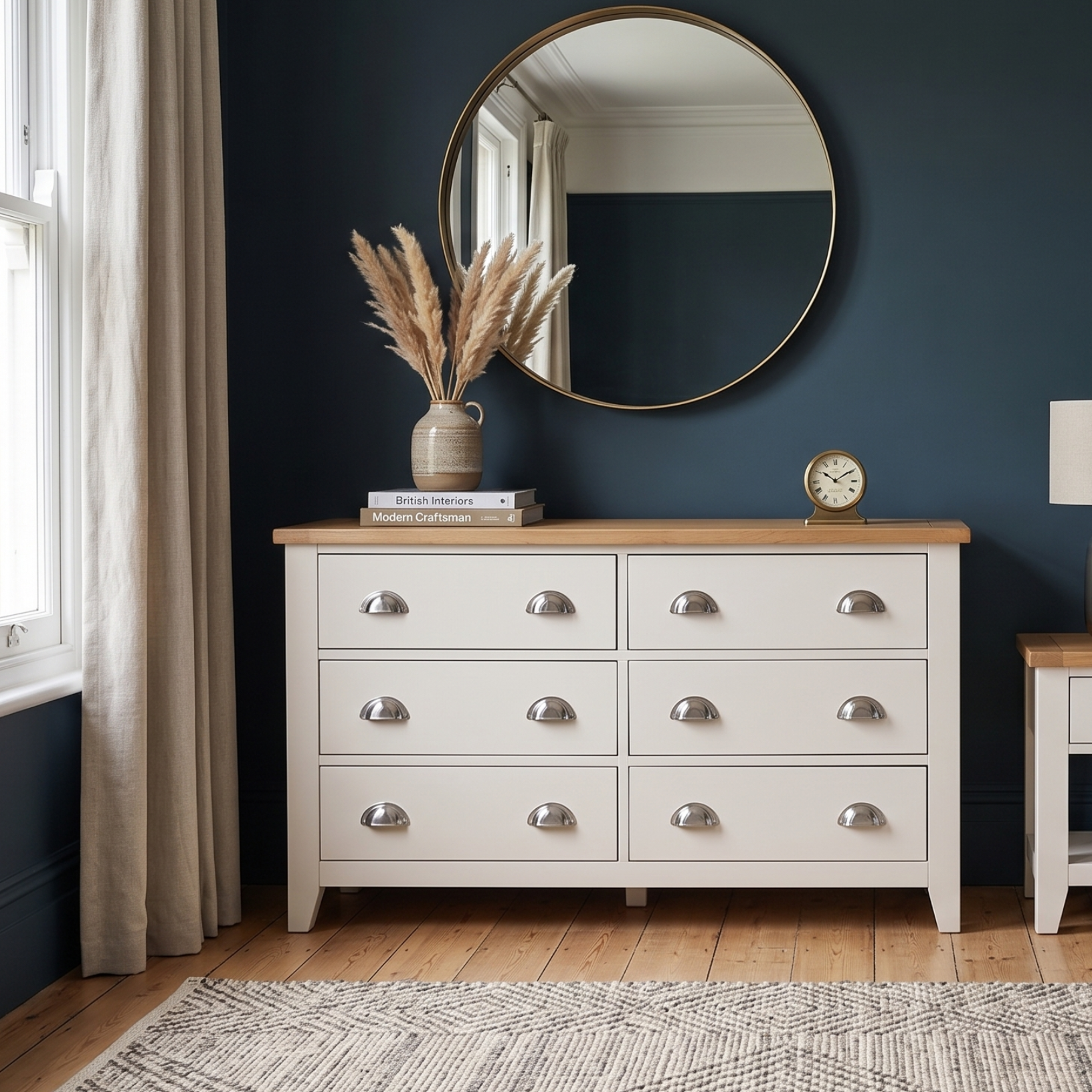 6 Drawer Chest in a Modern bedroom