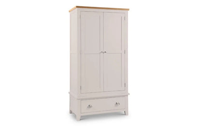 Richmond 2 Door 1 Drawer Wardrobe | Elephant Grey & Oak