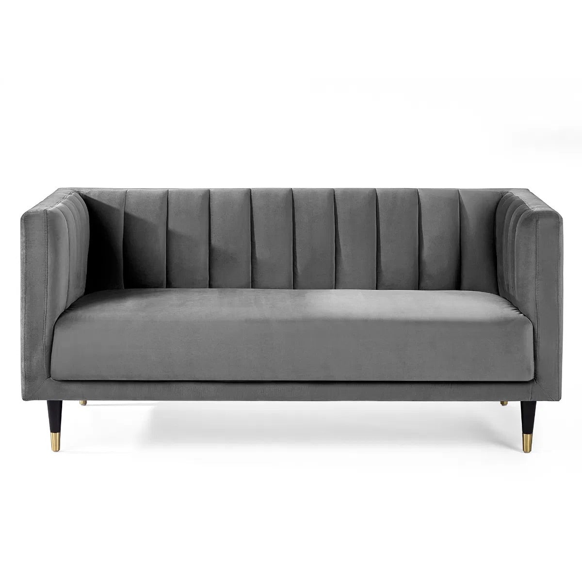 Shop the stylish scalloped sofa in soft teal velvet with fluted back design and brass tip legs. FREE UK MAINLAND DELIVERY. Shop online now at www.nobleandnook.co.uk