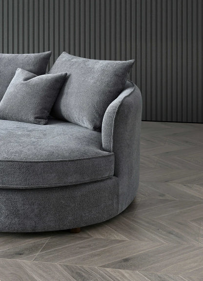 Shop the Aluxo Rubin Corner Chaise in Charcoal Bouclé, the epitome of luxury and comfort. It's organic curves and contemporary bouclé fabric make it a statement piece in any home. Shop online today at www.nobleandnook.co.uk