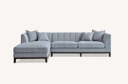 Shop the Cooper Left Hand Corner Group, showcasing the perfect blend of mid-century comfort and design. This timeless design and modern sofa boasts squared edges, sleek lines, and a minimalist silhouette. Shop online now at www.nobleandnook.co.uk