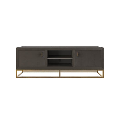 Shop the Hampton TV Unit in luxurious Brown shagreen, perfect for your TV and media needs. Shop online today at www.nobleandnook.co.uk