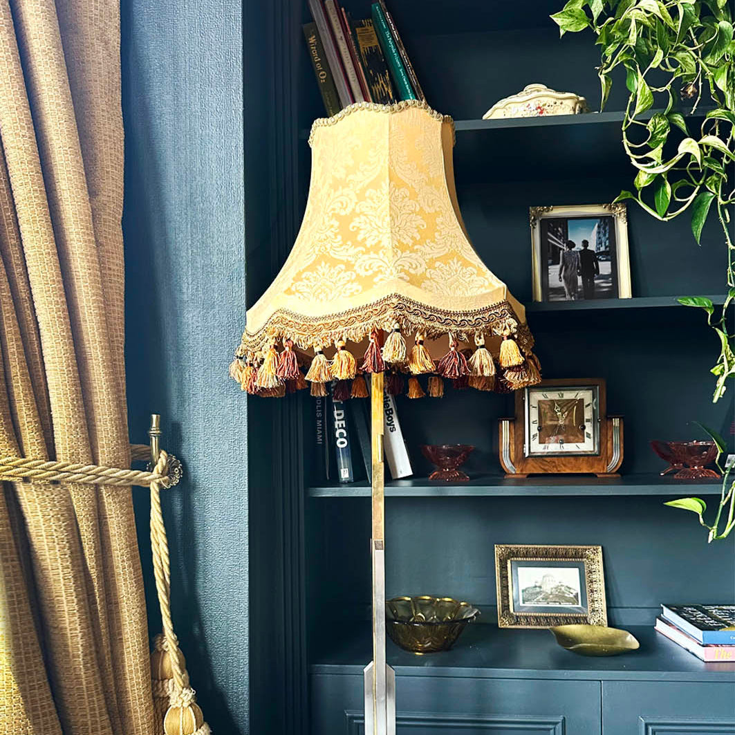 The Citrine Damask Lampshade | Oriental Gold