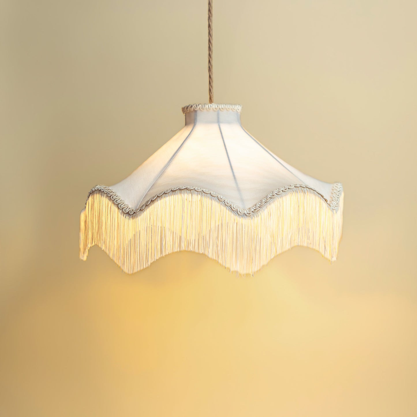 The Daisy Moiré Lampshade | Pearl
