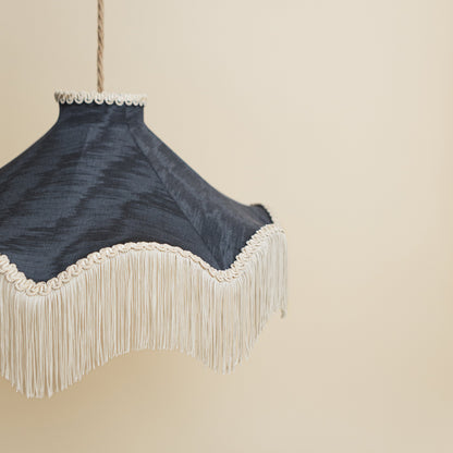 The Daisy Moiré Lampshade | Midnight