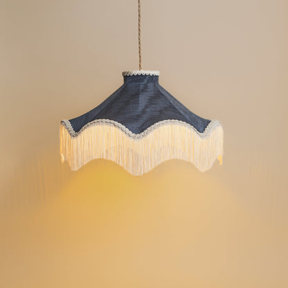 The Daisy Moiré Lampshade | Midnight