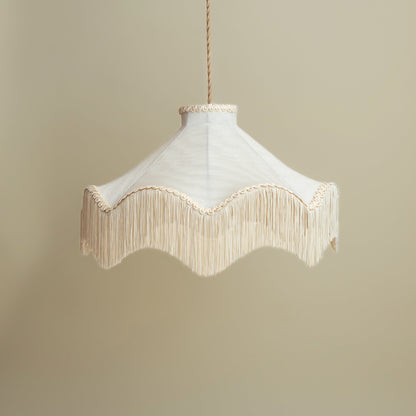 The Daisy Moiré Lampshade | Pearl