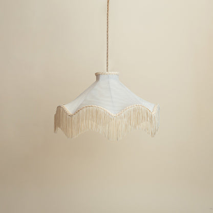 The Daisy Moiré Lampshade | Pearl