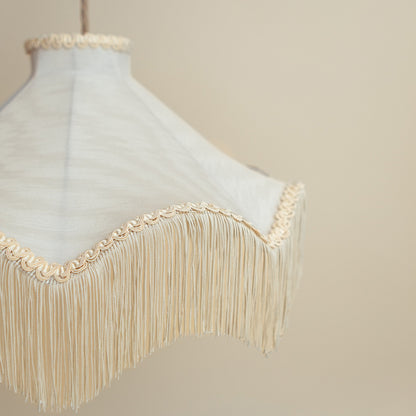 The Daisy Moiré Lampshade | Pearl