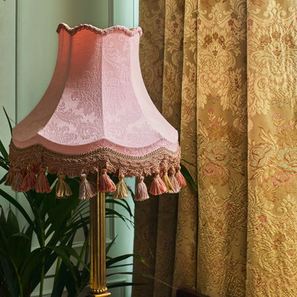 The Rose Quartz Damask Lampshade | Pink