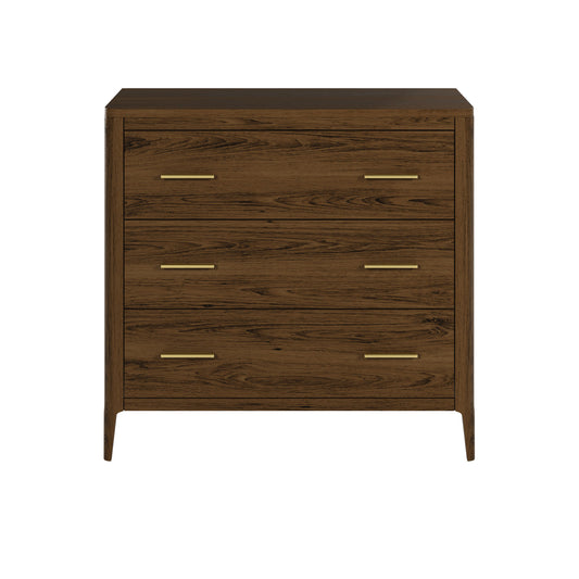 Shop the Abberley Chest of Drawers crafted dark stained solid oak with visible grain by D.I. Designs. FREE UK MAINLAND DELIVERY. Shop online now at www.nobleandnook.co.uk