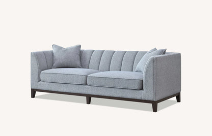 Shop the Aluxo Cooper 3 Seater Sofa, a timeless modern sofa built on a solid wooden frame, high density foam padding and a soft, textured boucle finish. Shop online today at www.nobleandnook.co.uk