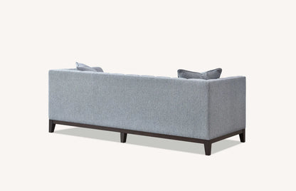 Shop the Aluxo Cooper 3 Seater Sofa, a timeless modern sofa built on a solid wooden frame, high density foam padding and a soft, textured boucle finish. Shop online today at www.nobleandnook.co.uk