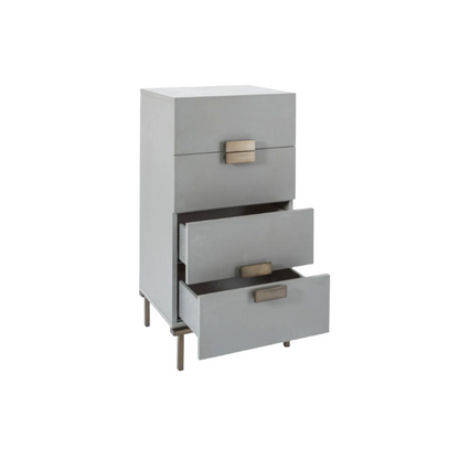 The Lilly Narrow Chest is the perfect solution to rooms with limited space. Its elegant and simple design will make any room look great. Shop online now at www.nobleandnook.co.uk