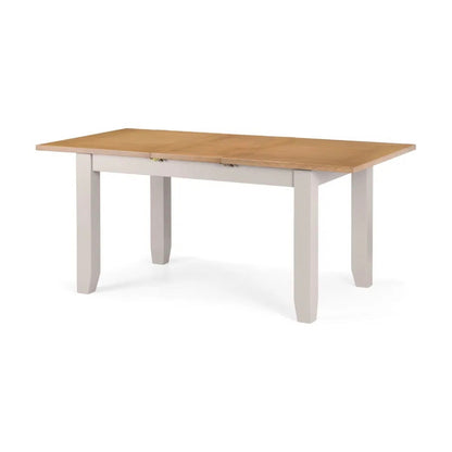 Richmond Extending Dining Table in Elephant Grey and Pale Oak