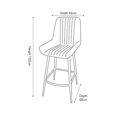 Shop our Vintage Brown Leather and Black Metal Retro Bar Stool, a perfect addition to any kitchen island or breakfast bar. FREE UK MAINLAND DELIVERY. Shop online now at www.nobleandnook.co.uk