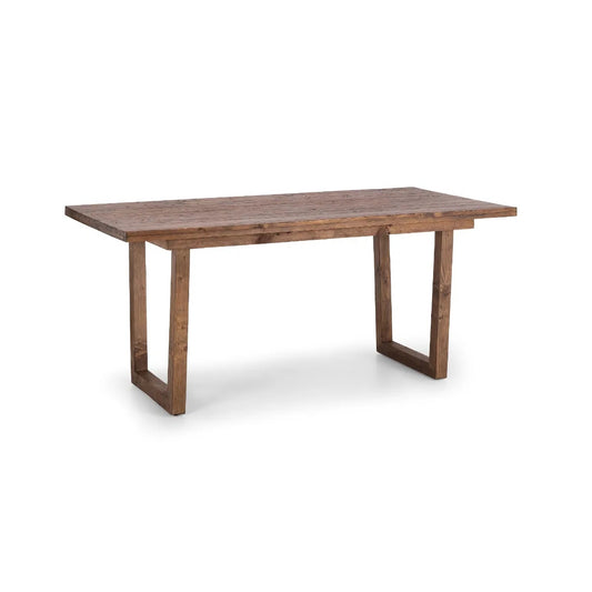 Shop the Woburn Rectangular 6 Seater Dining Table, crafted from reclaimed wood – Each piece is unique, with natural variations in tone and texture. Ideal for family dinners. Shop online today at www.nobleandnook.co.uk