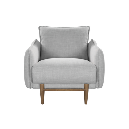 The Louie Armchair with Ash Grey Frame