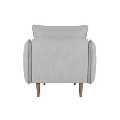 The Louie Armchair with Ash Grey Frame