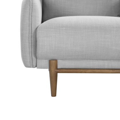 The Louie Armchair with Ash Grey Frame
