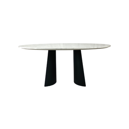 Shop the Rosemary Oval Dining Table, a stunning addition to any modern dining space by Twenty10 Designs. FREE UK MAINLAND DELIVERY. Shop online now at www.nobleandnook.co.uk