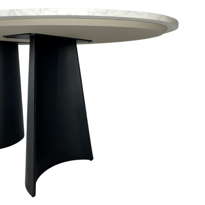 Shop the Rosemary Oval Dining Table, a stunning addition to any modern dining space by Twenty10 Designs. FREE UK MAINLAND DELIVERY. Shop online now at www.nobleandnook.co.uk