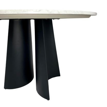 Shop the post-modern dining experience with the Rosemary Round Dining Table by Twenty10 Designs. FREE UK MAINLAND DELIVERY. Shop online now at www.nobleandnook.co.uk
