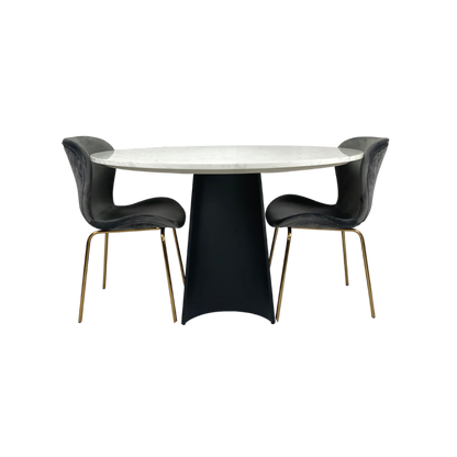 Shop the post-modern dining experience with the Rosemary Round Dining Table by Twenty10 Designs. FREE UK MAINLAND DELIVERY. Shop online now at www.nobleandnook.co.uk