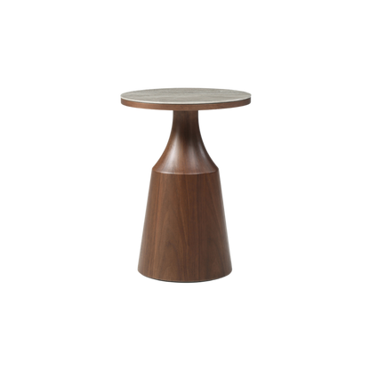 Shop the modern luxury of the Willow End Table featuring a circular glass top with mesmerising marbled effect. FREE UK MAINLAND DELIVERY. Shop online now at www.nobleandnook.co.uk