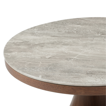 Shop the modern luxury of the Willow End Table featuring a circular glass top with mesmerising marbled effect. FREE UK MAINLAND DELIVERY. Shop online now at www.nobleandnook.co.uk