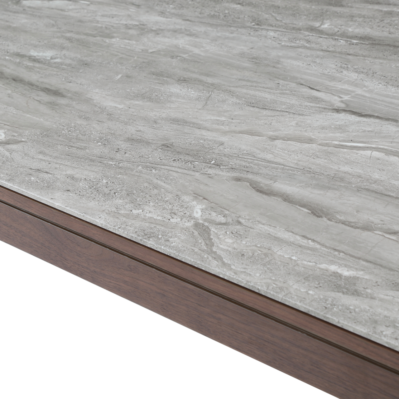 Shop the Willow Dining Table, tobacco walnut finish with a detailed marbled glass beige top. FREE UK MAINLAND DELIVERY. Shop online now at www.nobleandnook.co.uk