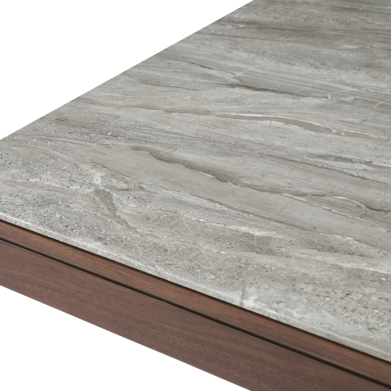 Shop the Willow Dining Table, tobacco walnut finish with a detailed marbled glass beige top. FREE UK MAINLAND DELIVERY. Shop online now at www.nobleandnook.co.uk